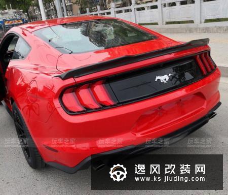 提进口18款福特Mustang 改装轮毂后颜值从不及格到满分