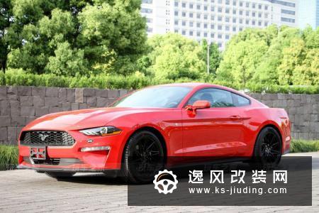 提进口18款福特Mustang 改装轮毂后颜值从不及格到满分