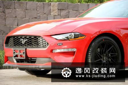 提进口18款福特Mustang 改装轮毂后颜值从不及格到满分