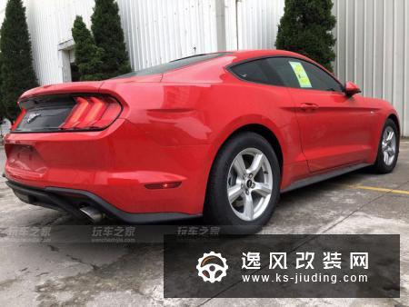 提进口18款福特Mustang 改装轮毂后颜值从不及格到满分